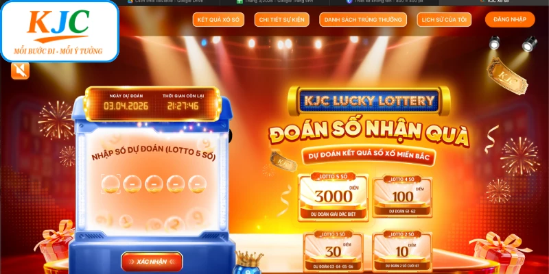 Giới thiệu mini game dự đoán xổ số cực hot tại KJC