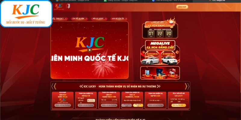 Giới thiệu sự kiện Megalive KJC bùng nổ tháng 4